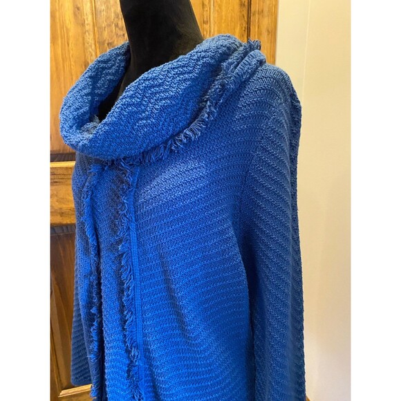 Style & Co  Sweater Dress Plus Size XXL or 2X Steely Blue Cowl Neck Winter - Picture 3 of 10